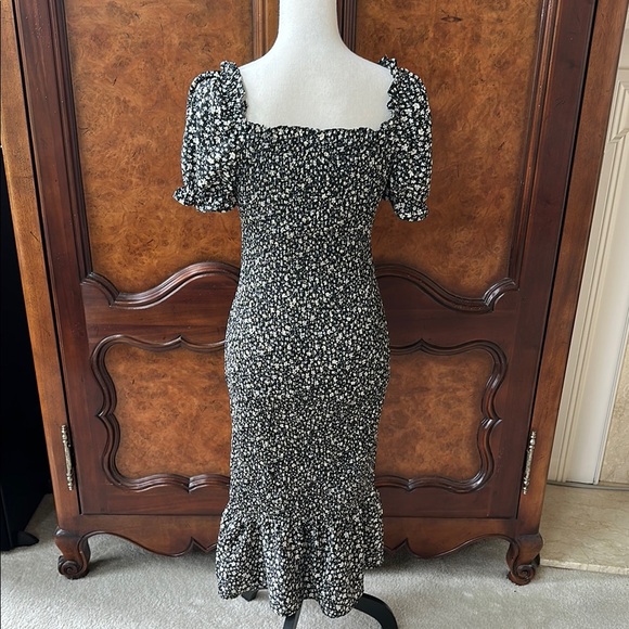 PRETTYGARDEN Floral Midi Bodycon  Dress - Picture 9 of 17